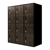 Amazon.co.jp: LOOKIT スチールロッカー 12人用 3列4段 シリンダー錠