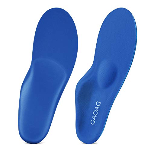 GAOAG Orthotic Insoles Shock-absorptation Breathable Shoe Insoles Plantar Fasciitis Feet Insoles High Arch