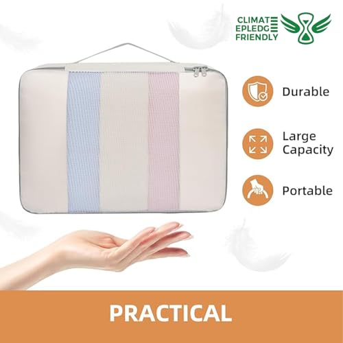 Image of BAGAIL 6 Set /8 Set /10 Set Packing Cubes Various Sizes Packing Organizer for Travel Accessories Luggage Carry On Suitcase