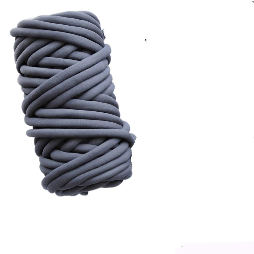 Gomitolo Cotone Per Uncinetto Roving fai-da-te 500G, lana di cotone, filato all'uncinetto, coperta morbida for roving a braccio largo, filo spesso lavorato a maglia e filato a mano Filo Per Uncinetto
