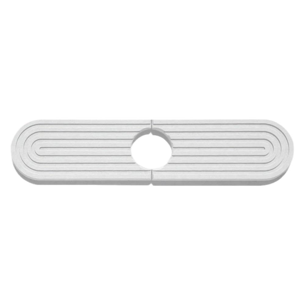 MiOYOOW Draining Mat, Diatomite Kitchen Faucet Mat with Anti-Slip Stripes for Sink
