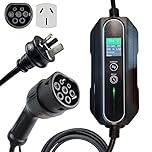 INCHARGEx Portable EV Charger 15A Type 2 Adjustable 15 Amp 3 Pin Australia Plug to Type2 5 metres Max Power 3.4kW Fit Tesla Model Y Tesla Model 3 BYD MG EV UMC Replacement