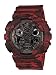 Casio G-Shock Grey Graphic Dial Red Camo Resin Quartz Men's Watch GA100CM-4A