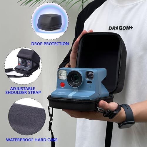 Funda para cámara Polaroid Now con correa ajustable negra miniatura 5