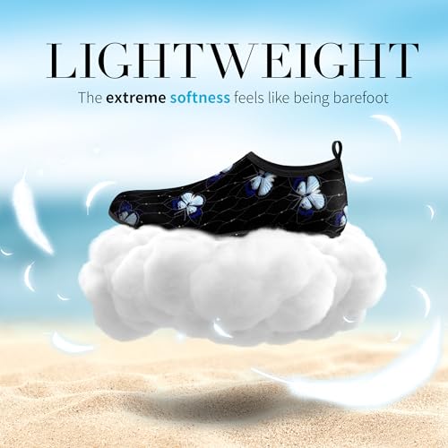 Image of Homitem Water Shoes for Women Men Aqua Socks Swim Beach Pool River Slip-On Barefoot Quick-Dry Vacation Cruise Essentials Accessories for Yoga Kayak Sports