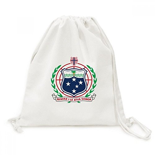 Sac cordon Océanie Samoa emblème national en toile pour voyage