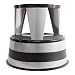 Cramer 1001-01 Kik Step Rolling Step Stool, Silvertone