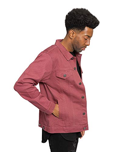 Image of VICTORIOUS Men's Distressed Denim Jacket