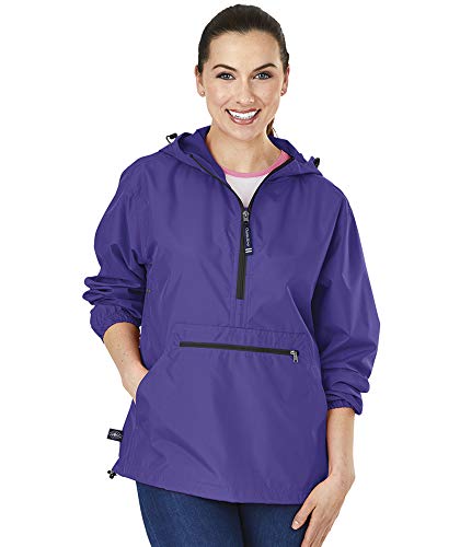Image of Charles River Apparel Unisex Pack-N-Go Pullover, Lightweight Packable Anorak Windbreaker for Men and Women