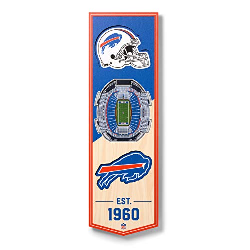 Image of YouTheFan NFL 3D Stadium Banner - 6x19