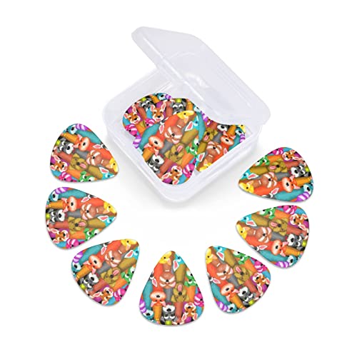 Lot de 24 médiators imprimés chiens pour guitare acoustique, électrique, basse (0,46/0,71/0,96 mm) - Les Beatles, Paul McCartney, John Lennon, RIngo Starr, George Harrison Lot de 24 médiators imprimés chiens pour guitare acoustique, électrique, basse (0,46/0,71/0,96 mm) – Image 7