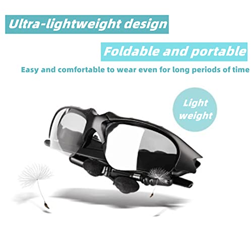 143 Occhiali Da Sole Wireless Ricaricabili Occhiali Da Sole Resistenti Con Suggerimenti Vocali Intimi Suono Stereo Riproduzione Di Occhiali Da Sole Chiamata Musicale Auricolari Occhiali Da Sole - 5