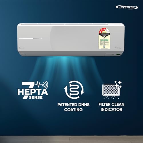 Image of Daikin 1.5 Ton 3 Star Inverter Split AC (Copper, PM2.5 Filter, FTKL50XV16, White)