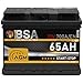 Produktbild BSA AGM Batterie 12v 65Ah 700A/EN Start-Stop Batterie Autobatterie statt 60Ah 62Ah 63Ah 64Ah
