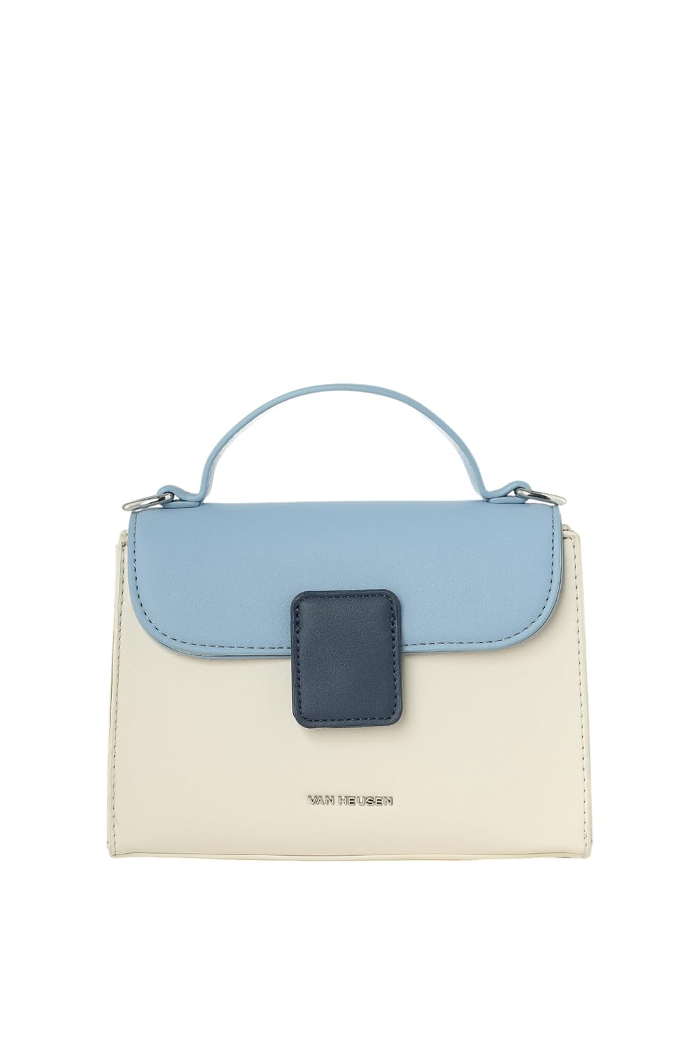 Women's Satchel Bag |Dual Tone| Crossbody Strap-image-21