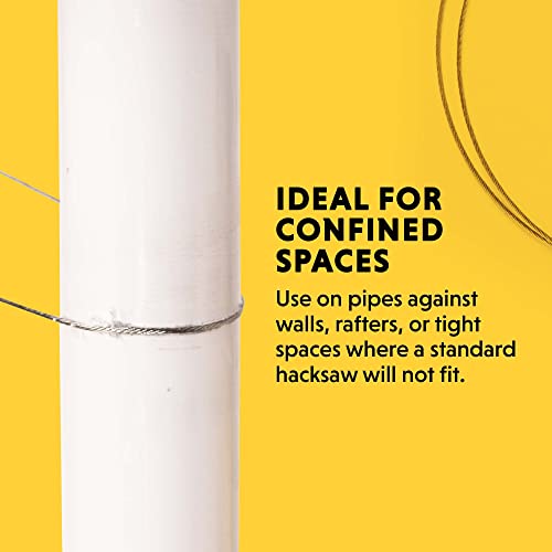 General Tools Pvc Pipe Cable Saw #858-24-Inch - Serrated And Cuts Pvc, Pe, And Abs Pipes - Hand Tools #TOP5