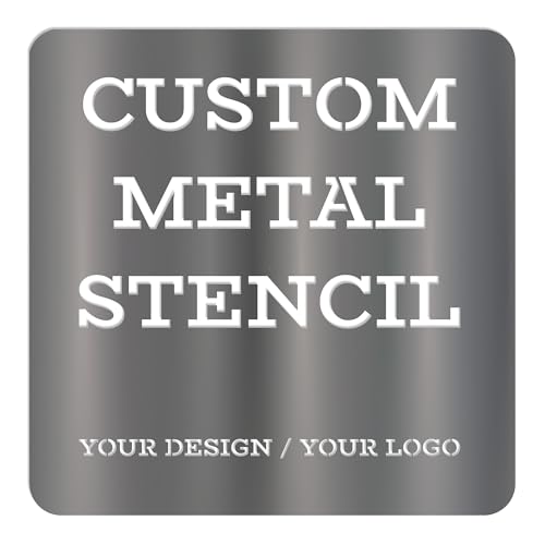 Stencil Stop Personalized Custom Metal Stencils - Customizable for Logos,
