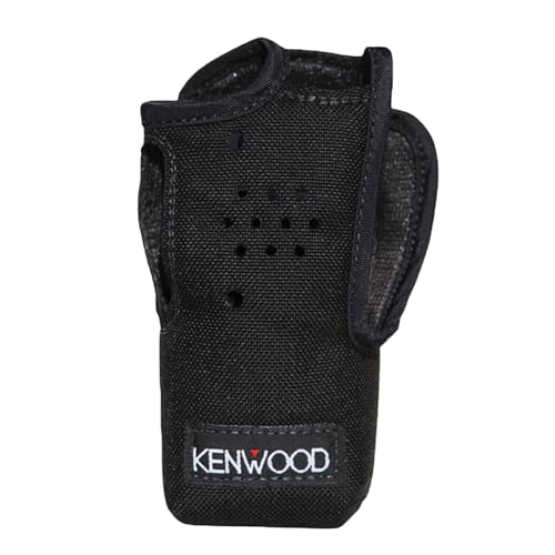 KENWOOD KLH-187 Nylon Case for Two-Way Radios – Fits TK-2400/3400, NX-P1200/1300, Form-Fitted Protection with Belt Loop and Control Access