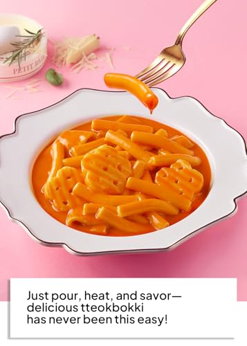 Image of Korean Food Cooktok Cup Tteokbokki Spicy Carbonara Halal (4 Cups) All-in-One Instant Korean Rice Cake, Microwave Ready in Minutes, Authentic Korean Street Food Snack, 추억의 국민학교 떡볶이