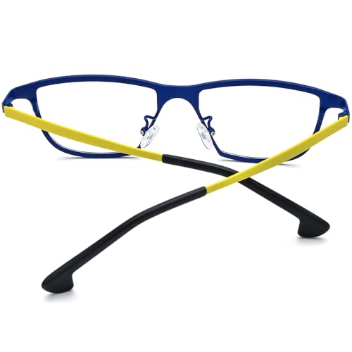 Image of FONEX Colorful Pure Titanium Glasses Frame Women Retro Round Eyeglasses