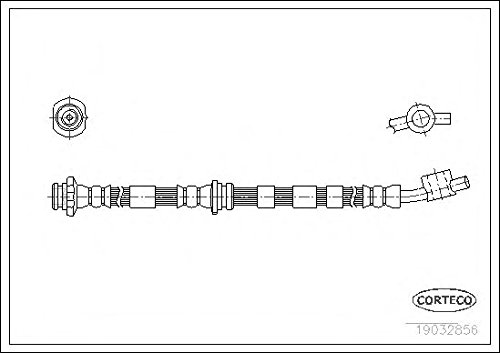 Corteco 19032856 Tubo flexible de frenos
