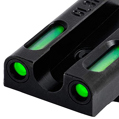 Image of Truglo TFX PRO Handgun Sight, Glowing Shock Proof Tritium and Fiber Optic Night Sight for Handguns, Compact, Durable, and Snag Free Sight