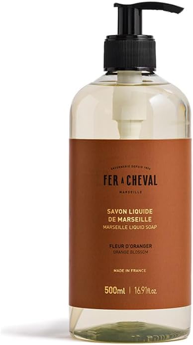 Sabonete líquido de Marselha Fer à Cheval, flor de laranjeira, 500 mL