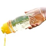 Chiusura a prova di perdite: questa bottiglia d'acqua da trekking ha un meccanismo di chiusura e protezione dalle perdite che impedisce gocciolamenti o fuoriuscite. Puoi capovolgerlo senza perdite d'acqua e goderti un viaggio sicuro. Non preoccuparti delle perdite d'acqua durante il viaggio.