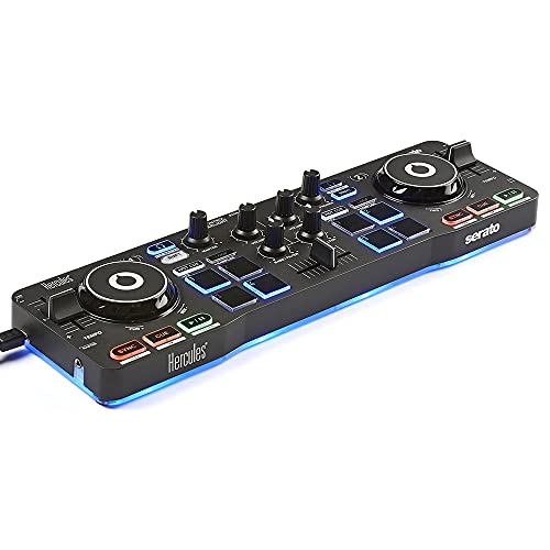 Hercules DJControl Starlight - Controladora DJ USB portatil de 2