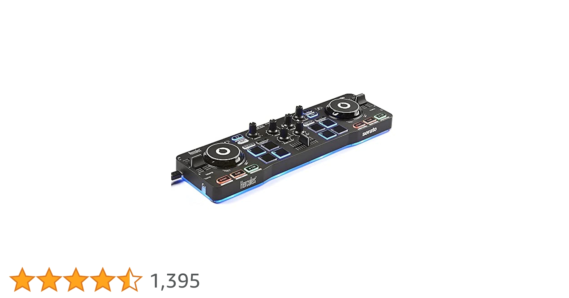 DJ機材 Hercules DJ Control Starlight Amazon.com: Hercules DJ Control Starlight Compact Controller