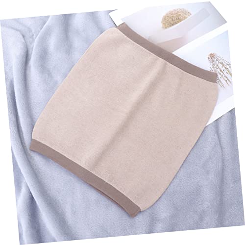 Faja lumbar de lana cálida color camello miniatura 2