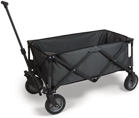 Sports Collapsible Folding Outdoor Utility Wagon (Charcoal Grey)