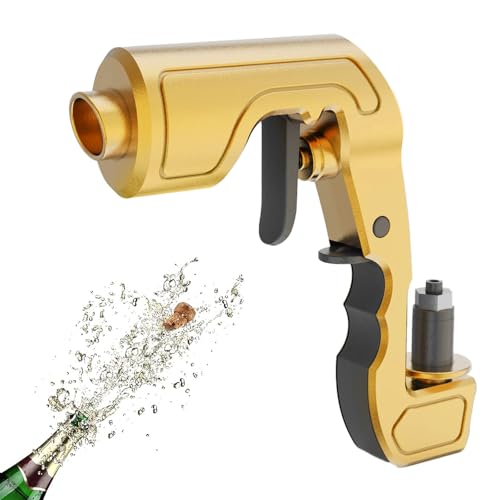 Abiemuce Champagner Spritzpistole, Bierpistole Weinspender, Champagne Spray Gun, Das Neue Champagner Pistole, Verstellbarer Champagner Weinspende für Halloween, Geburtstag, Weihnachten Party