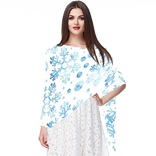 Foulard de plage et hijab en mousseline à motif de Noël pour vos vacances et soirées
