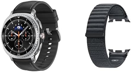Samsung Galaxy Watch 8 Classic (2025) 46mm LTE Smartwatch, Black w/Free Fabric Band, M/L, Graphite