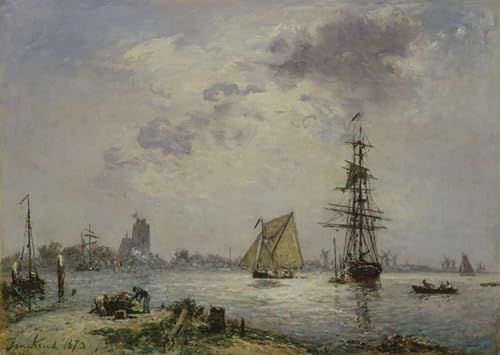 Affiches d'Art Dordrecht de Jongkind : Sublimez le Mur de Votre Salon Moderne