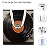 FodPand Canvas Tote Bag with Handles Reusable Vintage Vinyl Record Grocery Shopping Bag Carry on Tote Purse Casual Handbag Everyday Shoulder Bags for Office Market Beach Daily Essentials #5