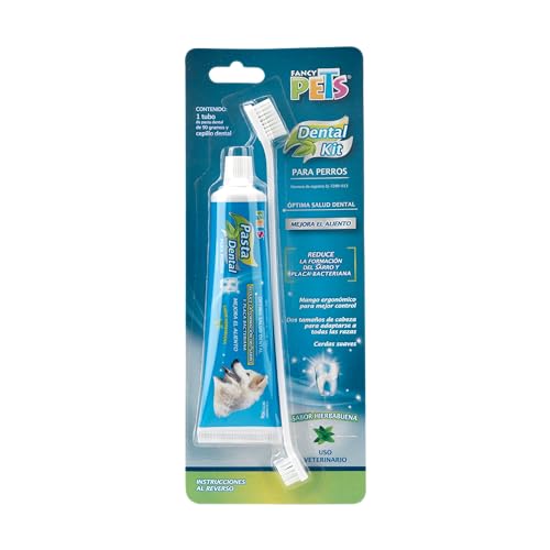 Fancy Pets Kit Dental con Pasta y Cepillo para Perro,...