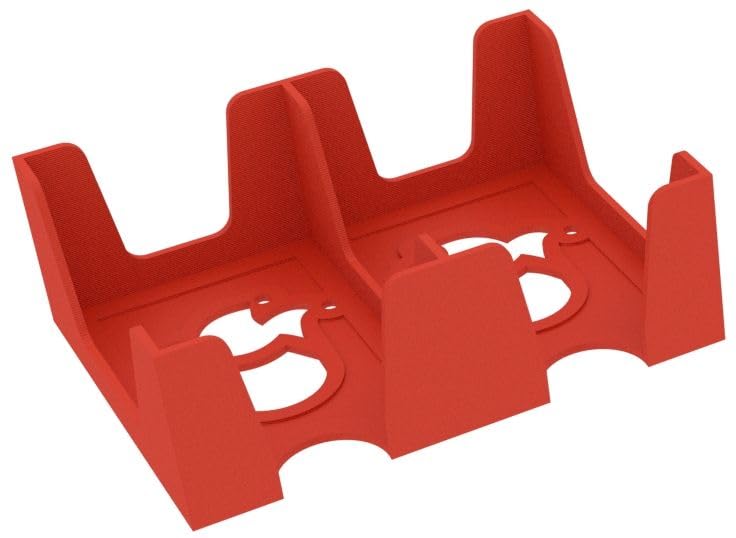 Feldherr card holder compatible with Canasta - 2 compartments - 220 cards - Convenient sorting aid for organizing your playing cards on the tabletop