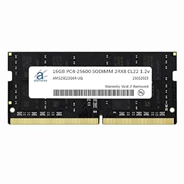 Adamanta 16GB (1x16GB) compatível com ASUS ROG Zephyrus G16 (2023) GU603, GU603VI, GU603VU, GU603VV, GU603ZI, GU603ZU, GU603ZV Gaming Laptop DDR4 3200MHz PC4-25600 SODIMM Notebook RAM