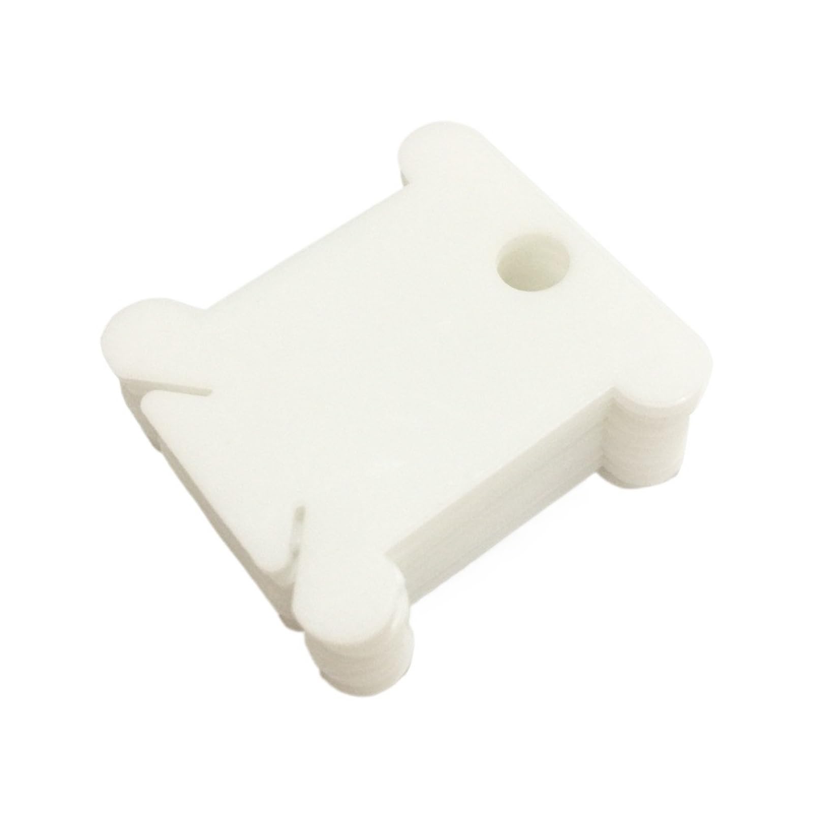 Bobinas para máquina de coser, 80-800 unidades, soporte para hilo dental y punto de cruz, para máquina de coser (blanco, 400 unidades)
