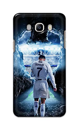 Image of Printed Hard Back Cover Case for Samsung Galaxy J7 2016 | Samsung Galaxy On 8 2016 Back Cover (Footbal Legend) -1302