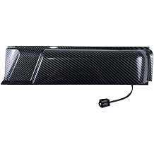 Matte Black Tailgate Garnish Molding Back Door Handle Assy with Light Compatible with Toyota Fj Cruiser 2007-2022 Carbon Fibre