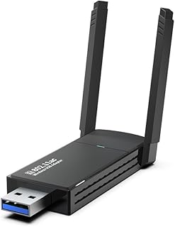 Nudiuhis Wireless Network Card Chip 2.4G/5G Dual Band USB Wifi Adapter 1300MbpsUSB Wifi Dongle USB 3.0 Antenna Receiver Network Card WiFi Module For PC