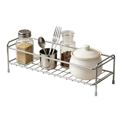 Soporte de esponja con drenaje eficiente para encimera de cocina 2