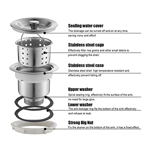 Lavabo utilitaire en acier inoxydable avec robinet complet - 7