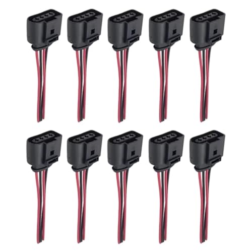 Conector de bobina de encendido de 4 pines y cables de conexión para motor 1J0973724