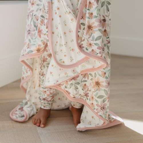 Image of Copper Pearl Jumbo 3-Layer Baby Blanket: Soft Baby Quilts for Boys and Girls | Breathable, Cozy, Toddler Blanket | Baby Quilt for Newborns | 46x46 Premium Polyester /Rayon | Natalie