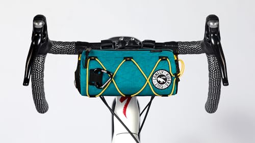 ULAC NEO PORTER COURSIER GT Fietsstuurtas, waterdichte fietstas voor racefiets, mountainbike, fietsen, reizen (groenblauw, 1,7 l)