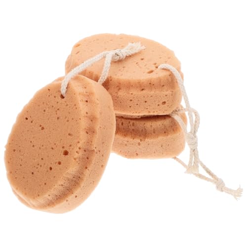 TOVINANNA 3 piezas Esponjas Suaves para Bebés y Adultos Exfoliantes Delicadas Esponja Corporal Elástica Accesorio para Recién Nacidos